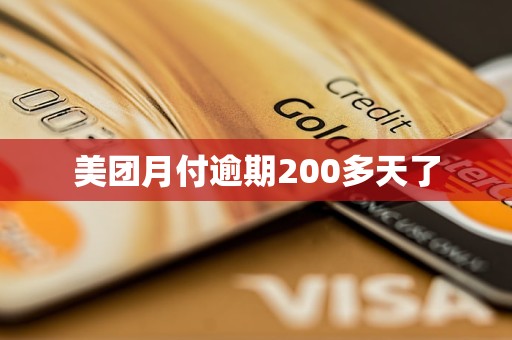 美团月付逾期200多天了