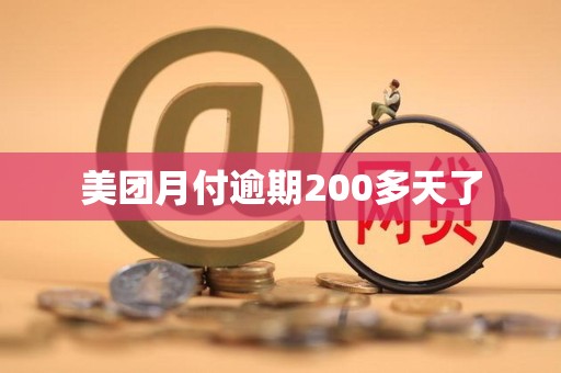 美团月付逾期200多天了