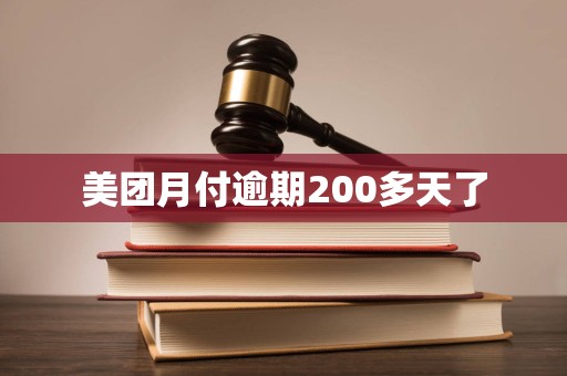 美团月付逾期200多天了