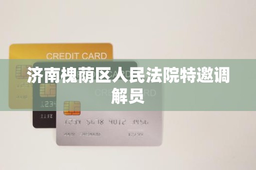 济南槐荫区人民法院特邀调解员