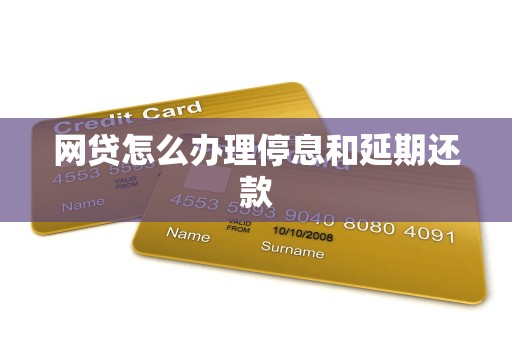 网贷怎么办理停息和延期还款