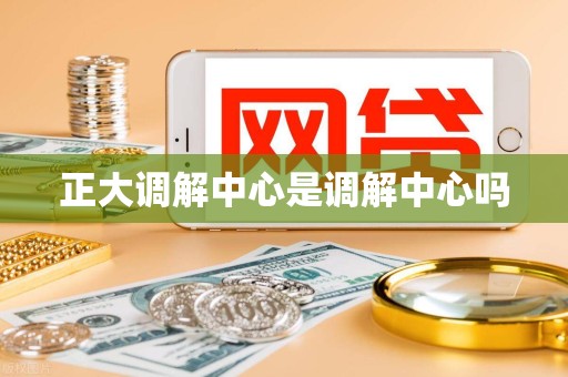 正大调解中心是调解中心吗