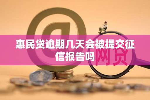 惠民贷逾期几天会被提交征信报告吗