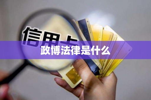 政博法律是什么