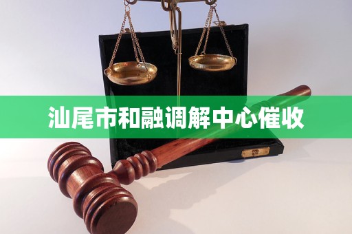 汕尾市和融调解中心催收
