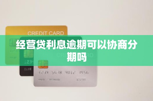 经营贷利息逾期可以协商分期吗