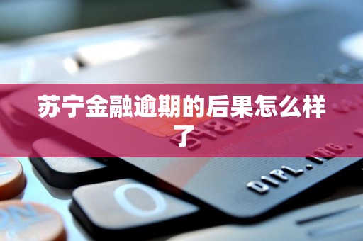 苏宁金融逾期的后果怎么样了