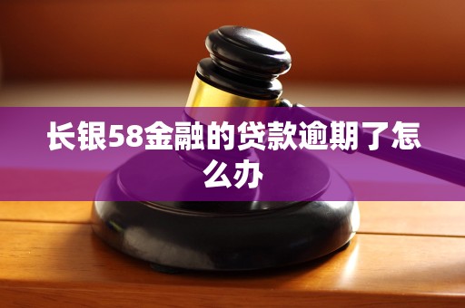 长银58金融的贷款逾期了怎么办