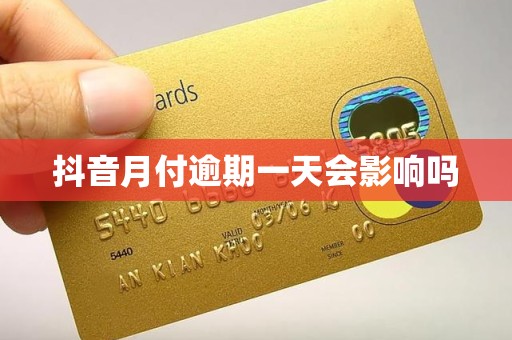 抖音月付逾期一天会影响吗