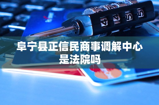 阜宁县正信民商事调解中心是法院吗