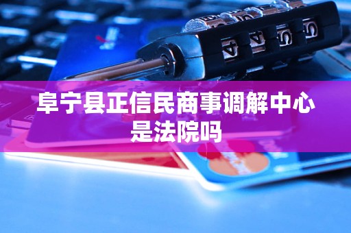阜宁县正信民商事调解中心是法院吗