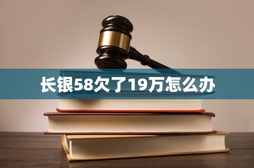 长银58欠了19万怎么办