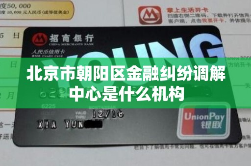 北京市朝阳区金融纠纷调解中心是什么机构