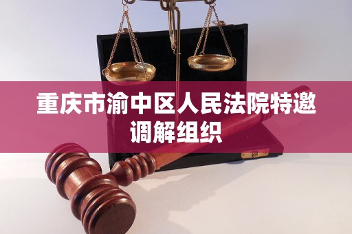 重庆市渝中区人民法院特邀调解组织