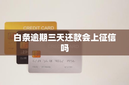 白条逾期三天还款会上征信吗