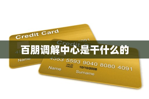 百朋调解中心是干什么的