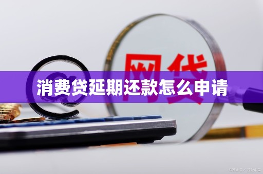 消费贷延期还款怎么申请