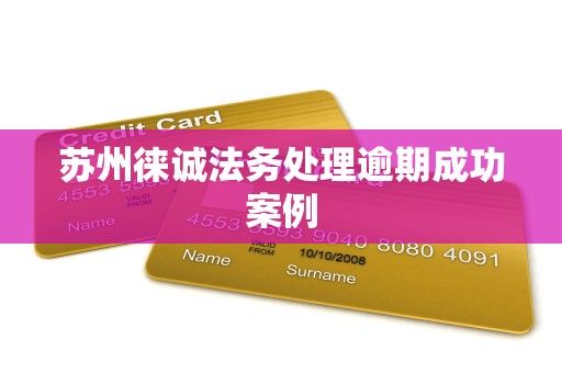 苏州徕诚法务处理逾期成功案例