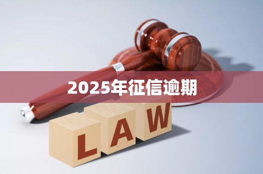 2025年征信逾期