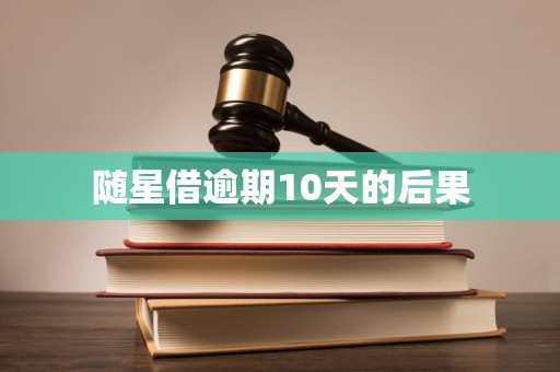 随星借逾期10天的后果