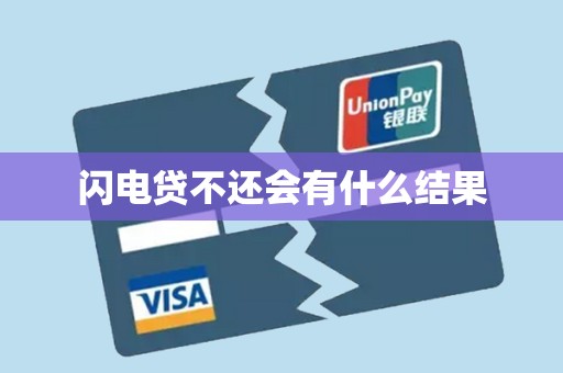 闪电贷不还会有什么结果