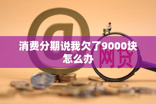 消费分期说我欠了9000块怎么办