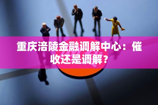 重庆涪陵金融调解中心:催收还是调解?