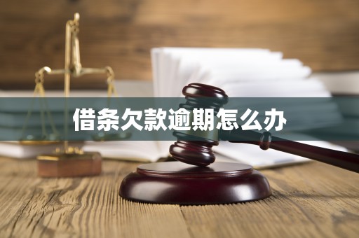 借条欠款逾期怎么办