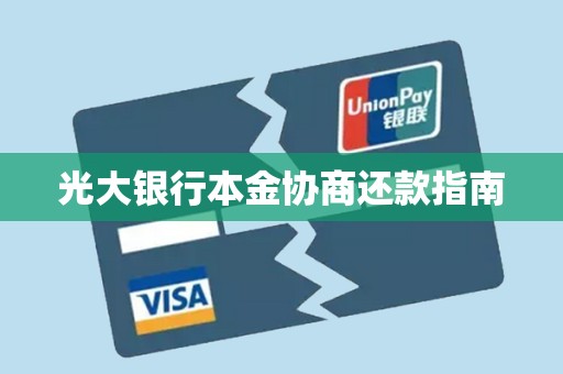 光大银行本金协商还款指南