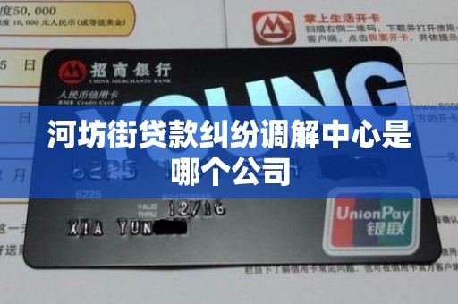 河坊街贷款纠纷调解中心是哪个公司