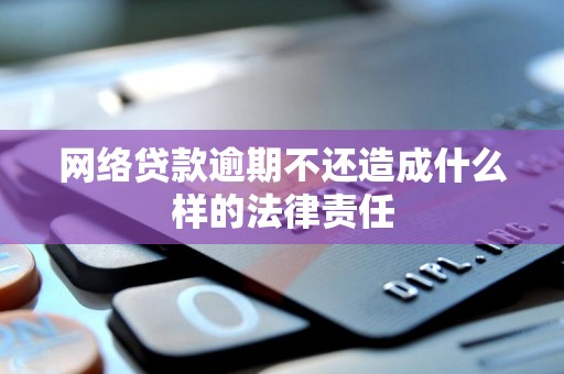 网络贷款逾期不还造成什么样的法律责任