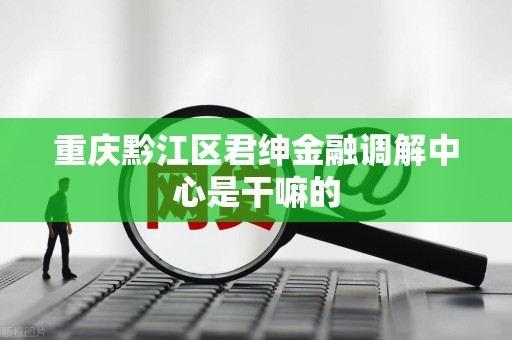 重庆黔江区君绅金融调解中心是干嘛的