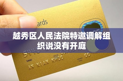 越秀区人民法院特邀调解组织说没有开庭