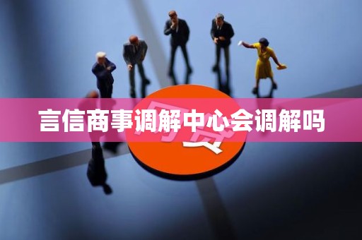 言信商事调解中心会调解吗