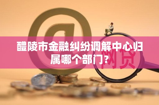 醴陵市金融纠纷调解中心归属哪个部门?