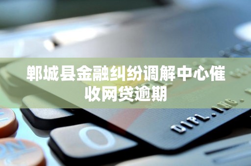 郸城县金融纠纷调解中心催收网贷逾期