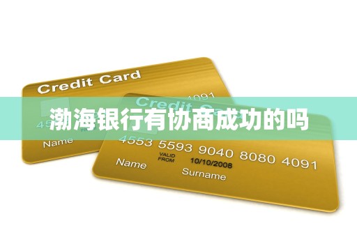 渤海银行有协商成功的吗