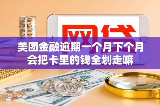 美团金融逾期一个月下个月会把卡里的钱全划走嘛