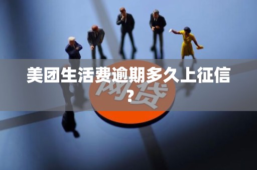 美团生活费逾期多久上征信?