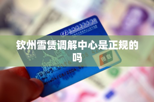 钦州雪赁调解中心是正规的吗