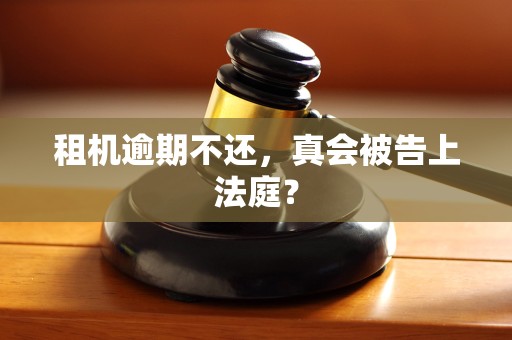 租机逾期不还,真会被告上法庭?