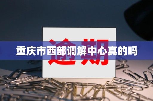 重庆市西部调解中心真的吗
