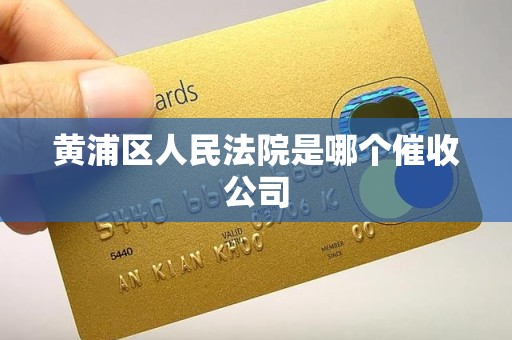 黄浦区人民法院是哪个催收公司