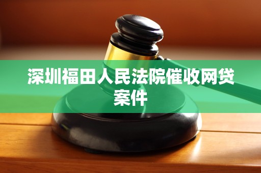 深圳福田人民法院催收网贷案件