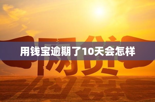 用钱宝逾期了10天会怎样