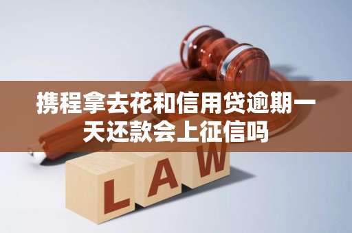 携程拿去花和信用贷逾期一天还款会上征信吗