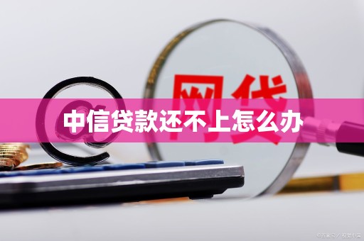 中信贷款还不上怎么办