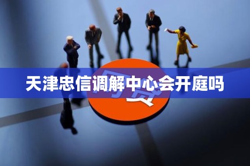天津忠信调解中心会开庭吗