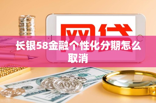长银58金融个性化分期怎么取消