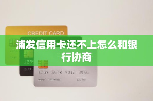 浦发信用卡还不上怎么和银行协商